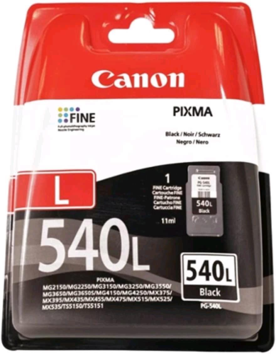 CANON PG-540L CARTUCCIA INK NERO 11 ML PER PIXMA MG2150/3150